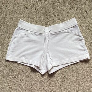Y2K Express Classic XS Low Rise Casual White Shorts With Drawstrings And Pocket